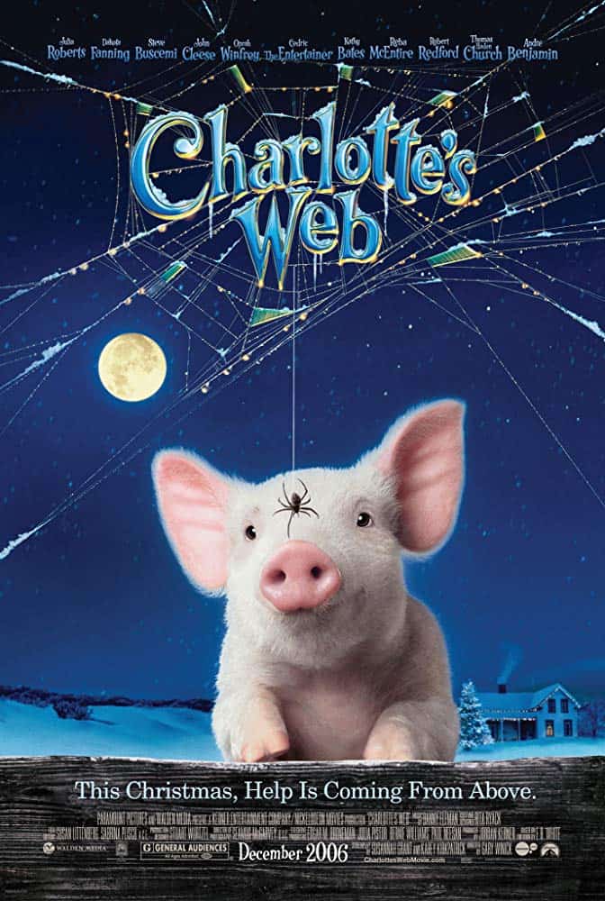 Kid friendly movie, sweet movie, family movie, animal movie, Help is coming from above, spider and pig, great family movie, heartwarming