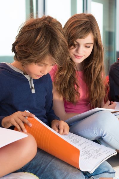 children loving the learning process